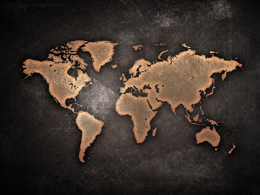 145 Carte du monde, carte du monde Fond d'écran HD