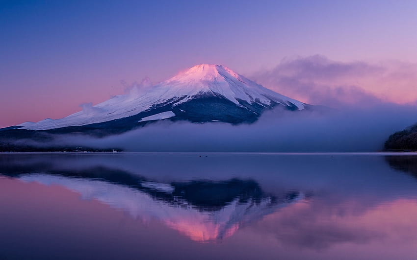 Fuji Dağı Honshu Adası, fuji sahnesi HD duvar kağıdı