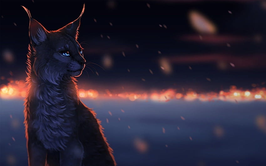 Digital Cat, savage cat HD wallpaper | Pxfuel