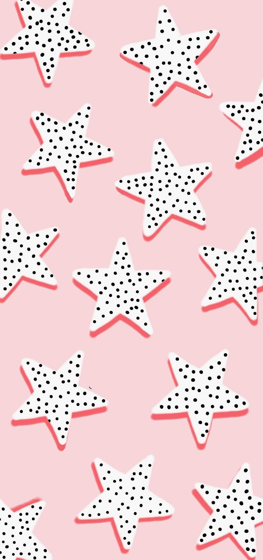 Stars Pink Preppy, preppy wzory Tapeta na telefon HD