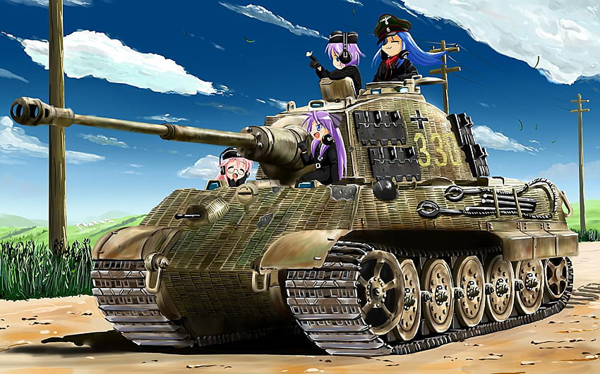 UM ANIME SOBRE TANQUES DE GUERRA 