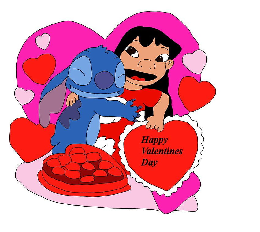 Happy Valentines Day Stitch  Stitch drawing Lilo and stitch drawings  Lilo and stitch 2002