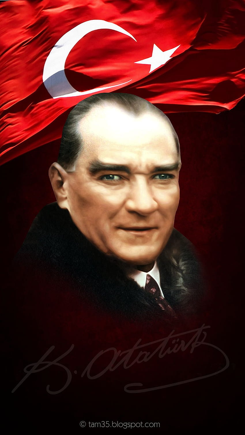 Mustafa Kemal Atatürk Mobil Duvar Kağıdı, ataturk iphone HD電話の壁紙