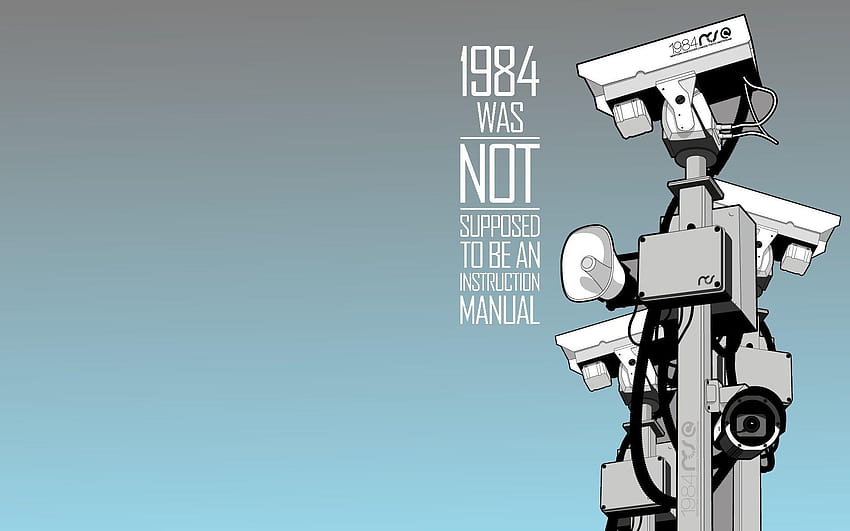 Big Brother Kamera 1984 HD-Hintergrundbild