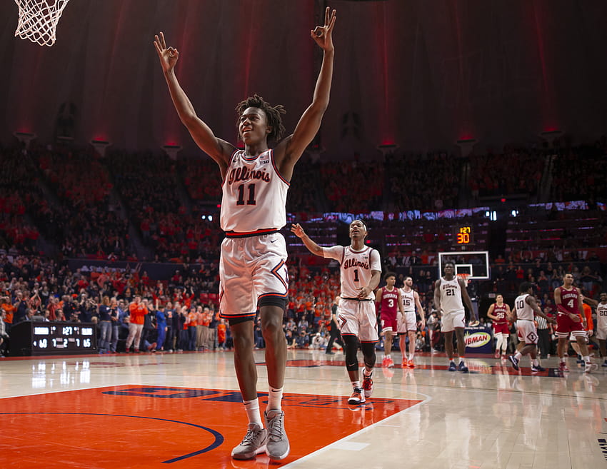 Illinois Basketbol: Illini guardı Ayo Dosunmu, NBA Draftı için HD duvar kağıdı