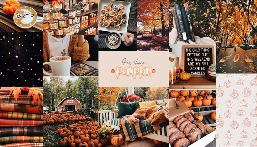 Aesthetic Collages, aesthetic collage autumn HD wallpaper