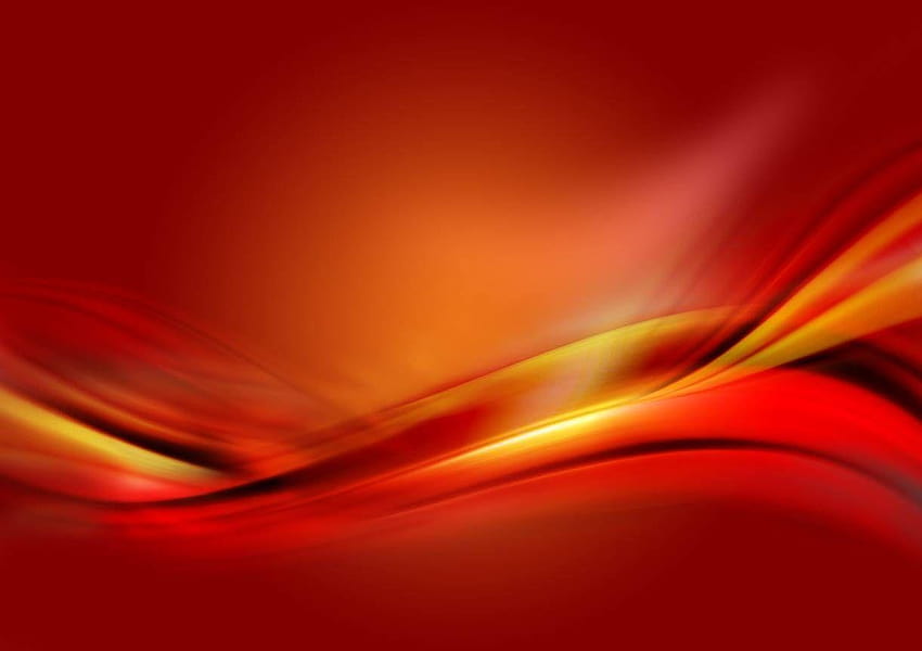 Абстрактни фонове с червени вълни за PowerPoint, кестеняв абстрактен фон HD тапет