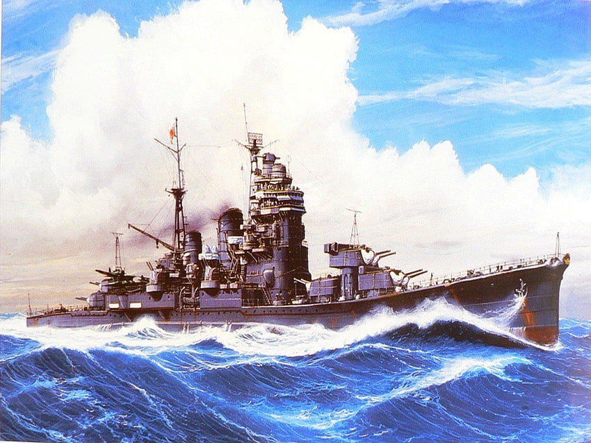 кораб, Разрушител, Втората световна война, Япония / и Mobile &, ww2 кораби HD тапет
