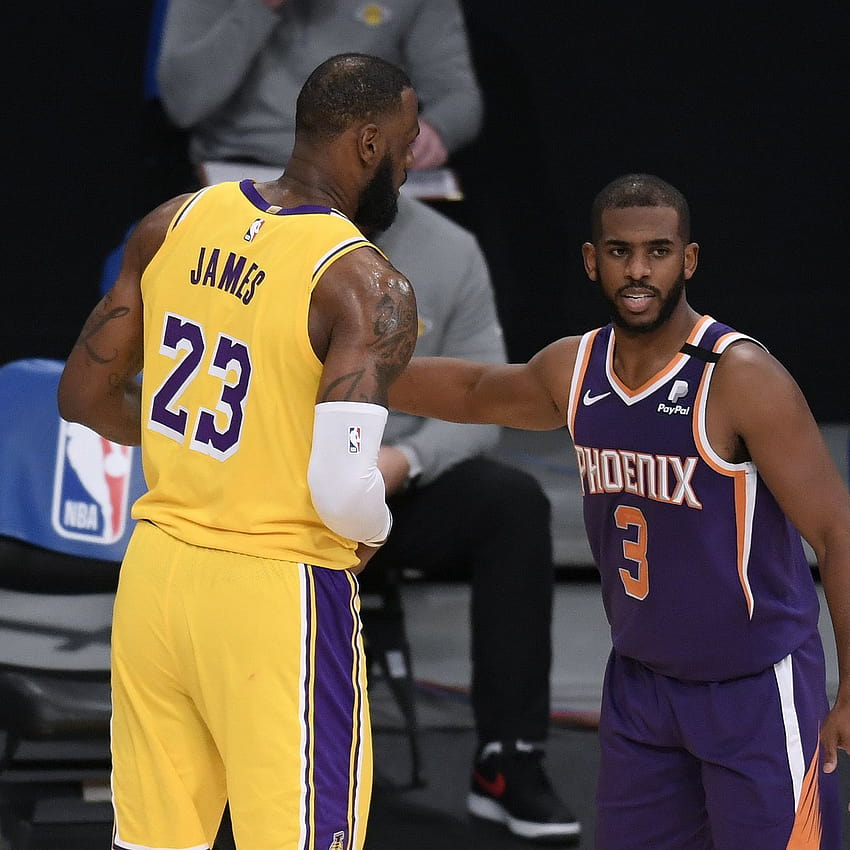 Prognoza Lakers vs. Suns: Załamanie LeBrona Jamesa kontra głowa Chrisa Paula, Chris Paul NBA 2021 Tapeta na telefon HD