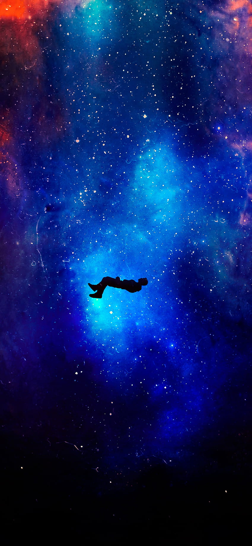 Lost in Space , Alone, Dream, Deep space, Nebula, Fantasy, space woman iphone HD phone wallpaper