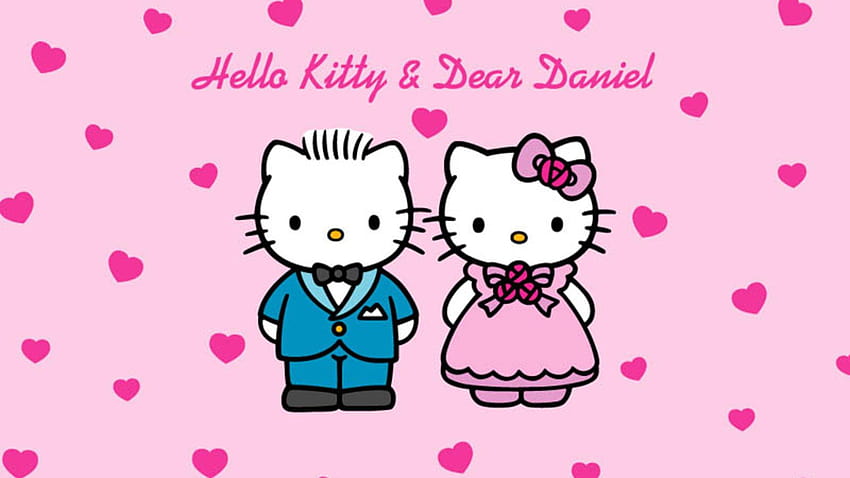 HELLO KITTY WHITE cartoon cat cats kitten girl girls 1hkitty, hello kitty valentines day HD wallpaper