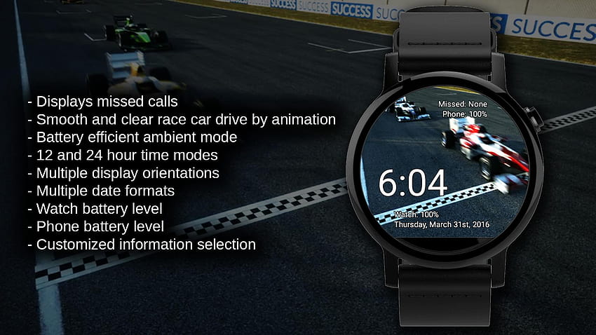 Гледайте Face Race Cars за Android HD тапет