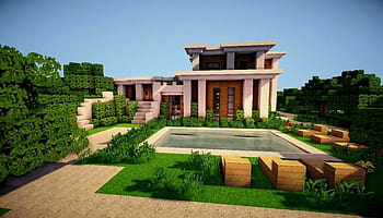 Modern nature house HD wallpapers | Pxfuel