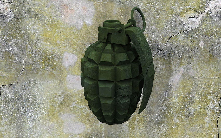 : hand grenade HD wallpaper