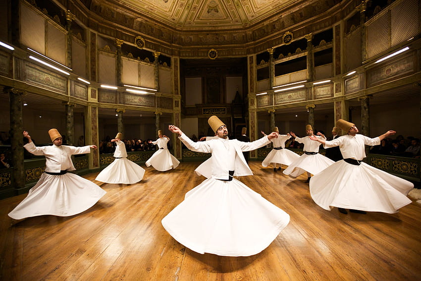 Danza dei dervisci rotanti, danza sufi Sfondo HD
