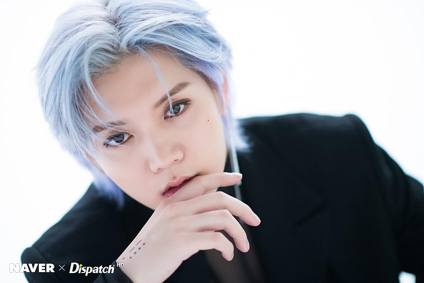 Ren's overwhelming charisma in light blue hair, ren nuest HD wallpaper