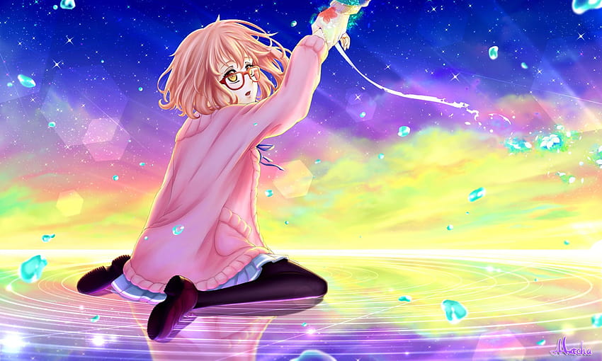 HD wallpaper: Anime, Beyond the Boundary, Kyoukai no Kanata, Minimalist,  Mirai Kuriyama