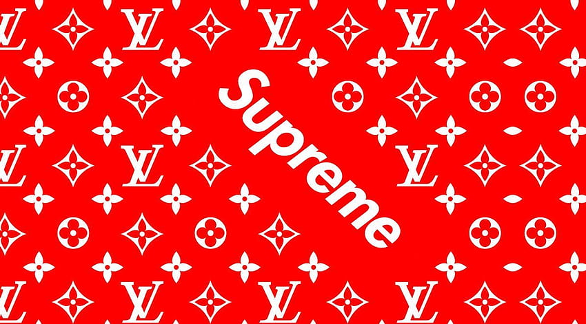 Supreme Logo Louis Vuitton HD Supreme Wallpapers