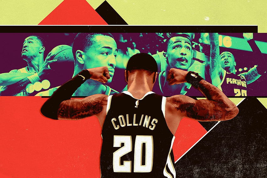 Cómo está lidiando John Collins de los Hawks con la temporada de la NBA fondo de pantalla
