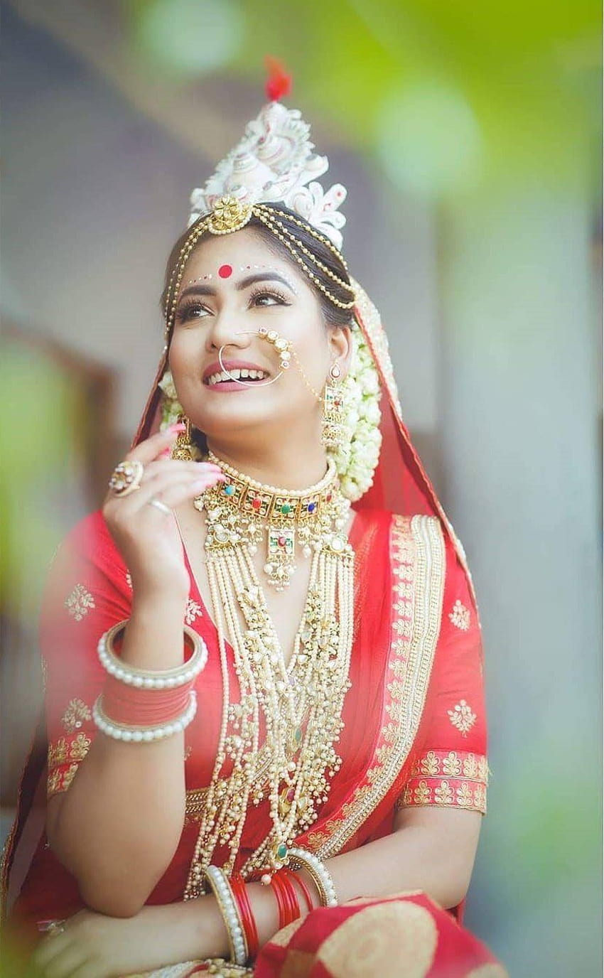 14 Beautiful of Bengali Brides that will Mesmerize You, bengali women HD phone wallpaper