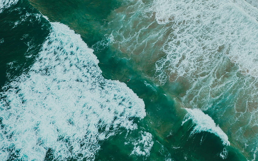 3840x2400 Ocean, Waves, Aerial View, Ocean Waves Aerial View Hd 