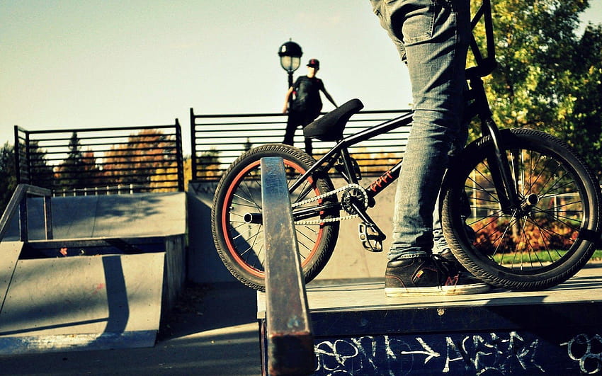 Great Pic!, bmx style HD wallpaper