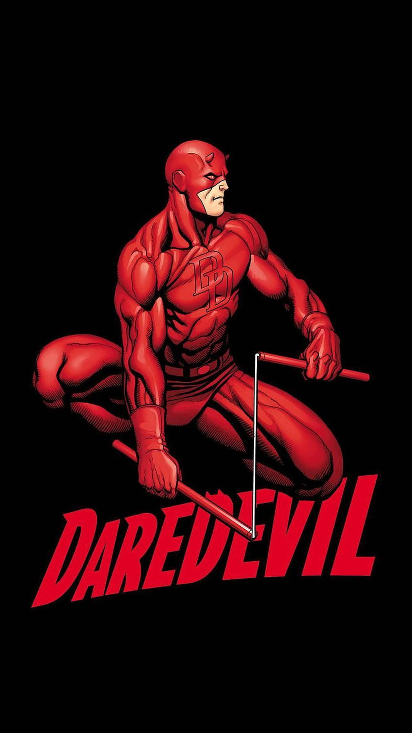 Daredevil para Android, amoled temerario fondo de pantalla del teléfono