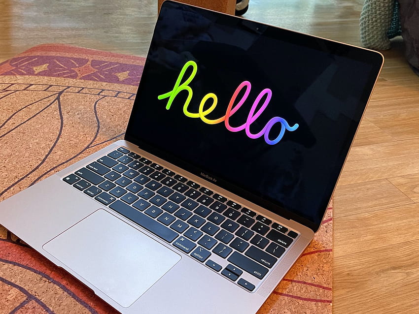 Apple agrega un nuevo protector de 'Hello' en macOS Big Sur 11.3, apple hello fondo de pantalla