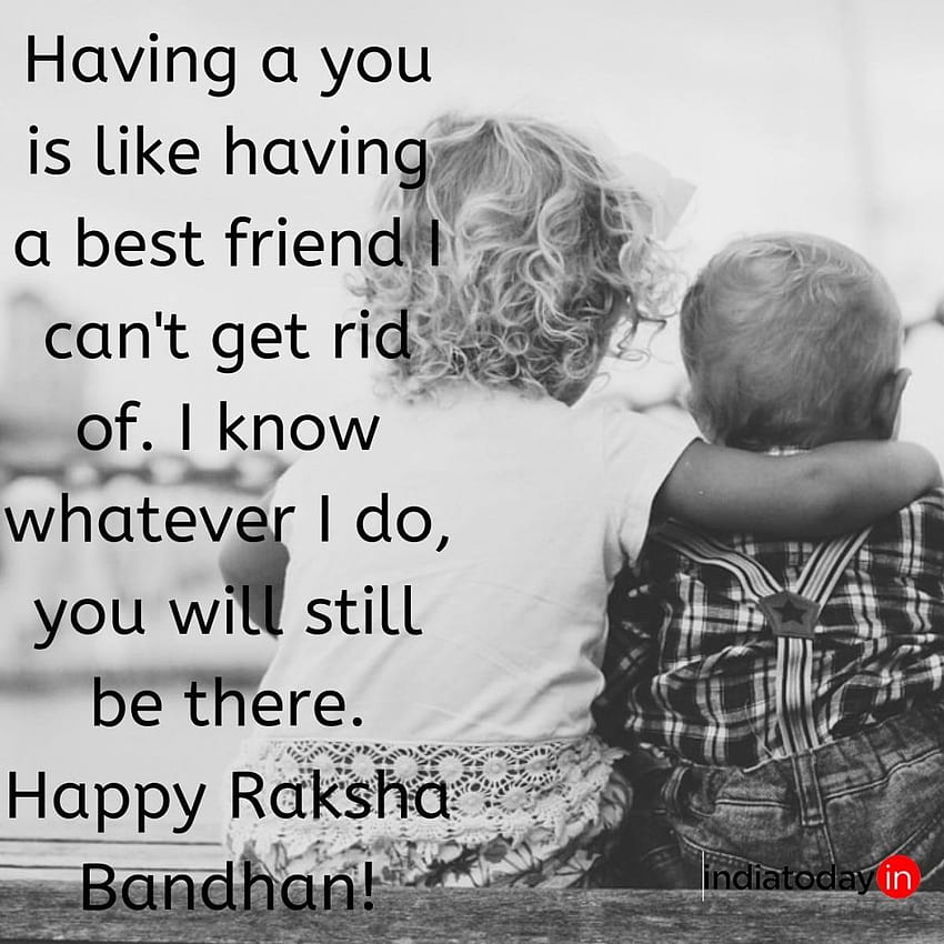 Happy Raksha Bandhan: Unique quotes and messages for, i love you brother HD phone wallpaper