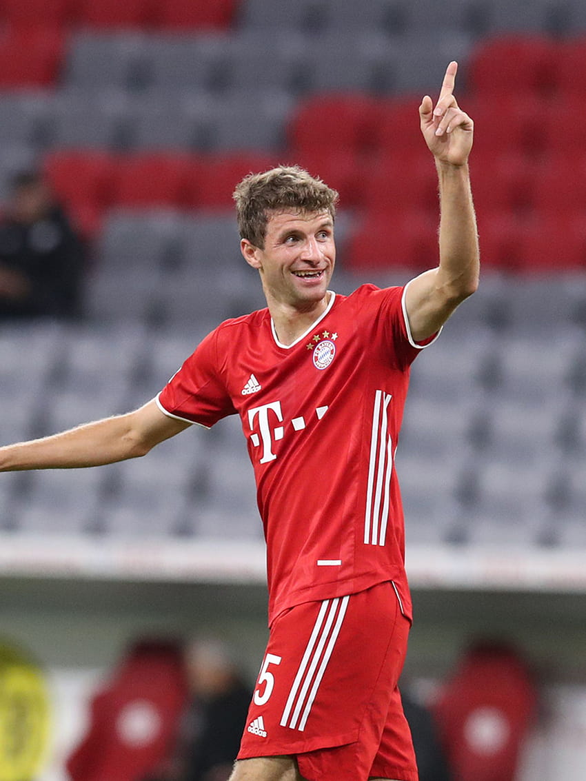 Record di Supercoppa per Thomas Müller, thomas muller 2021 Sfondo del telefono HD