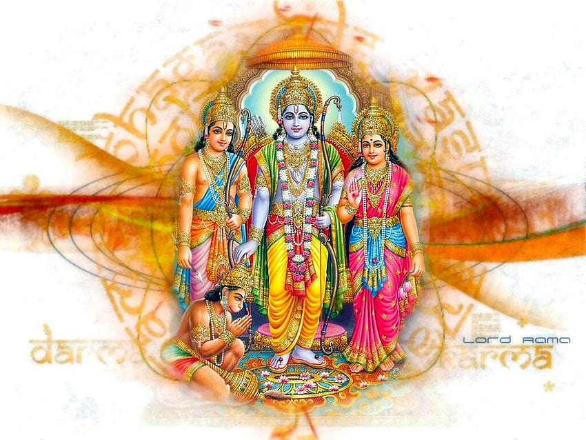 Promesa Barbero editorial Ram Sita Laxman Hanuman, ram god HD wallpaper | Pxfuel