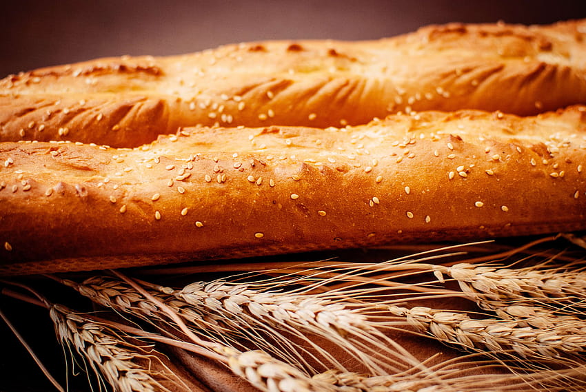 580541 baguette, bake, bakery, baking, barley, bread, breakfast, loaf HD wallpaper