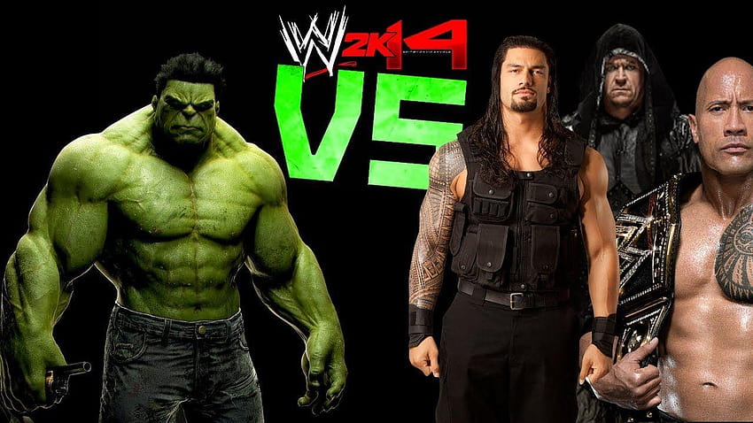 WWE 14: HULK VS Roman Reigns, The Rock & The Undertaker [FR//, the rock and roman reigns HD wallpaper