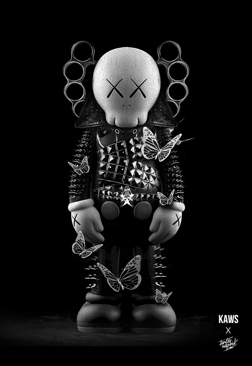 KAWS Black  Kaws wallpaper Kaws iphone wallpaper Supreme iphone wallpaper