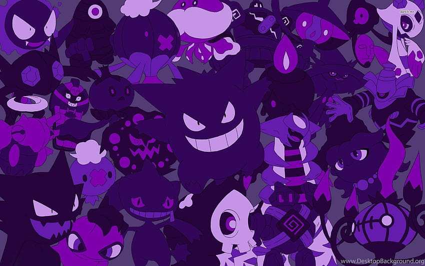 Papel de parede : Pokemon, Gengar, Fundo roxo, fundo preto, olhos  vermelhos, Anime 2500x1500 - ReddGlock - 1954385 - Papel de parede para pc  - WallHere