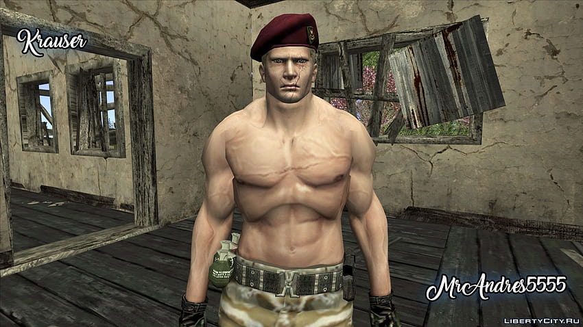 GTA San Andreas Resident Evil 4 Remake Jack Krauser Mod 