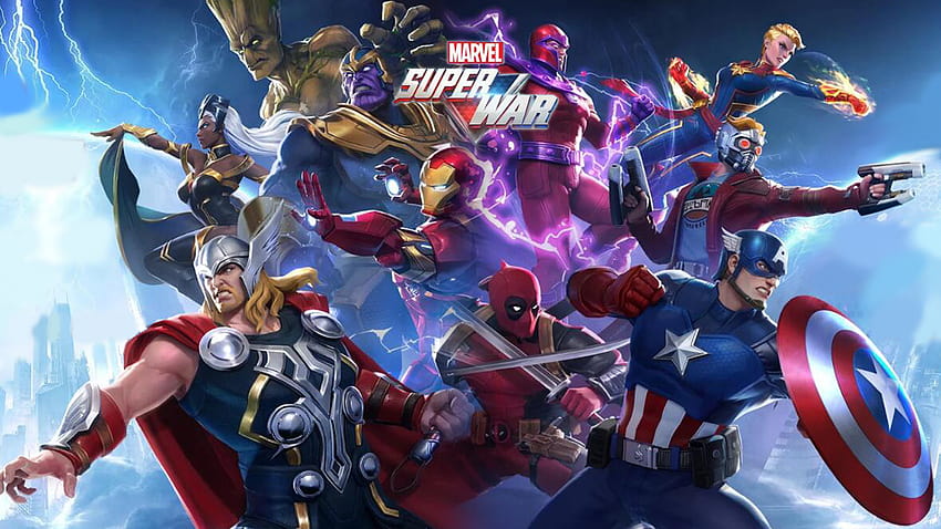 Super wojna Marvela Tapeta HD
