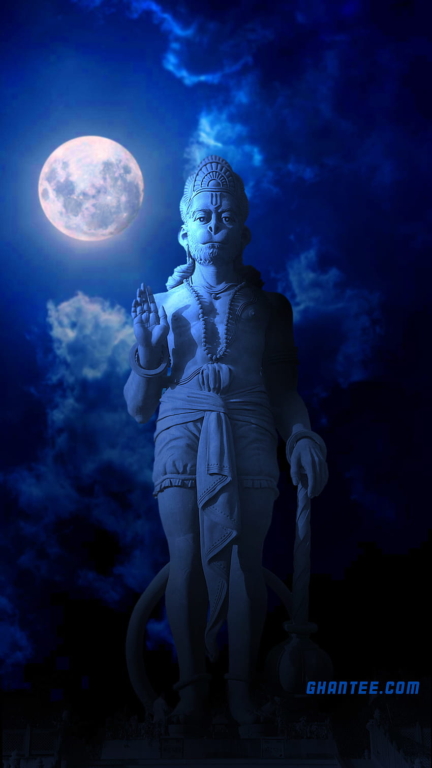lord hanuman – Ghantee, lord hanuman animated HD phone wallpaper
