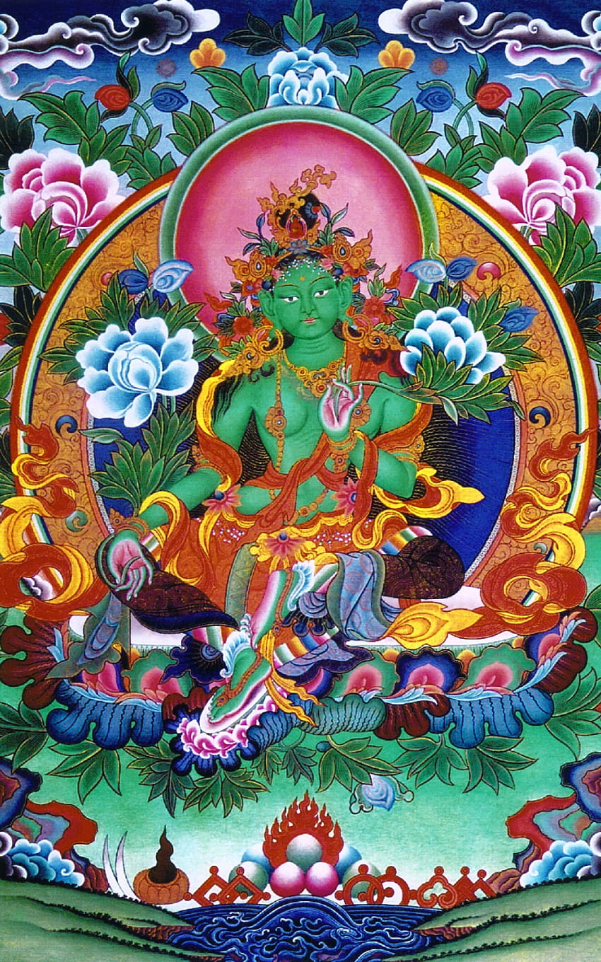 Green Tara Mantra Walls Find [1200x1500] for your , Mobile & Tablet HD phone wallpaper