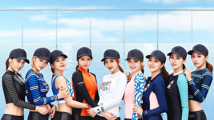 TWICE x MLB, twice yes or yes HD wallpaper