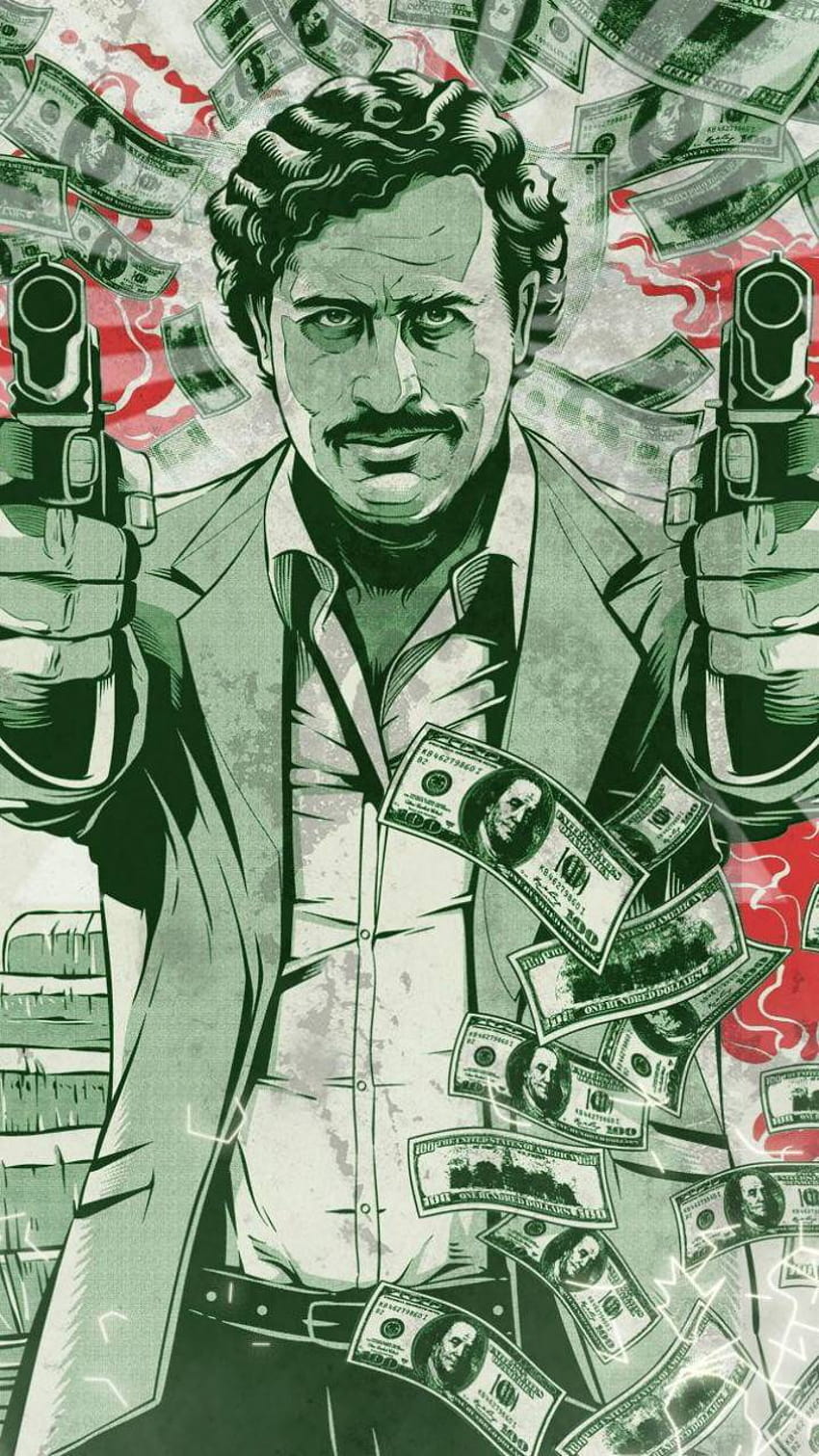Pablo Escobar, baron narkotykowy Tapeta na telefon HD