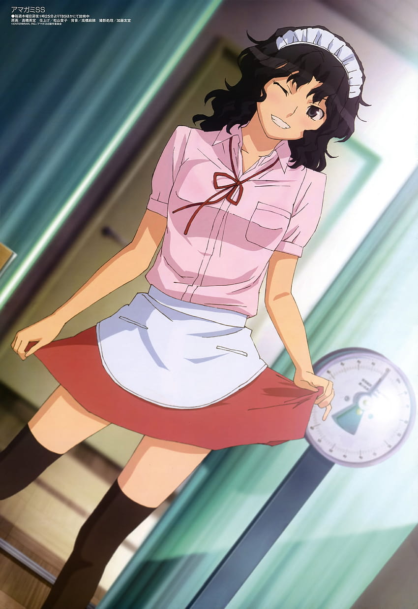 Capelli corti Amagami SS Tanamachi Kaoru anime girls capelli neri Sfondo del telefono HD