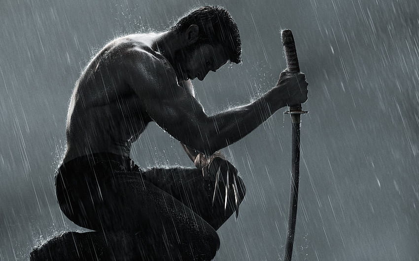 Hands, Rain, Guy, Wolverine immortal and HD wallpaper