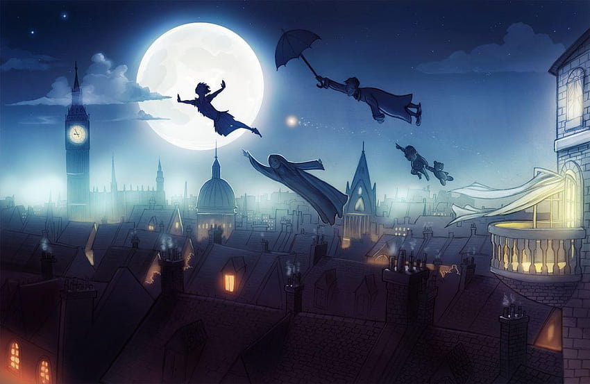 The Curious Case of Peter Pan Syndrome, neverland peter pan background HD wallpaper