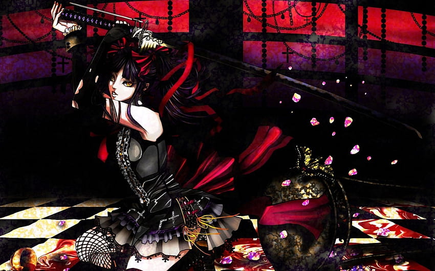 Goth anime girl HD wallpapers | Pxfuel