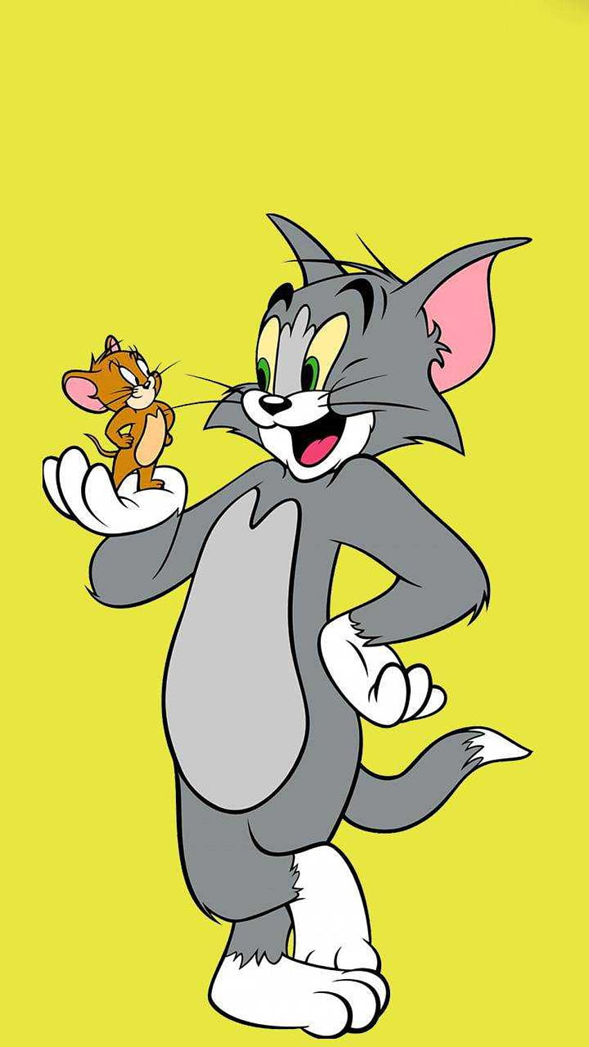 Tom i Jerry Ekran blokady, miłość Toma i Jerry'ego Tapeta na telefon HD
