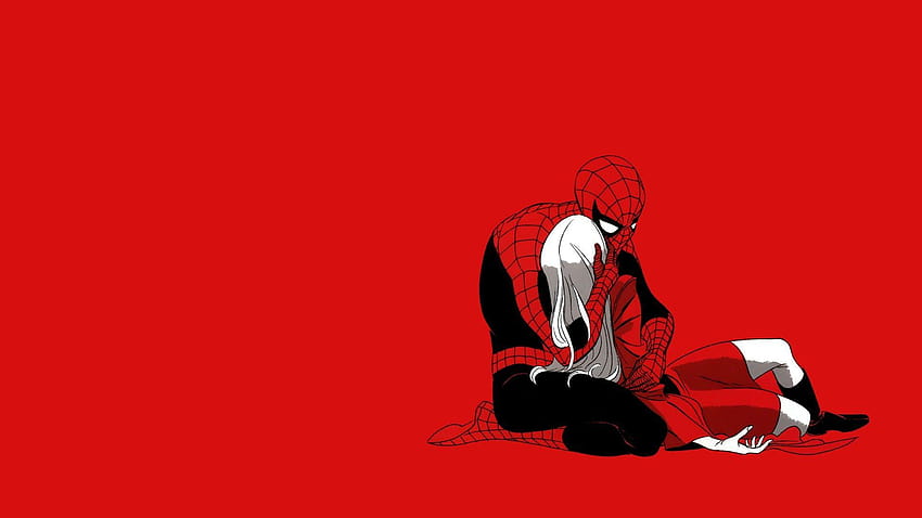 Spiderman And Gwen Stacy HD wallpaper