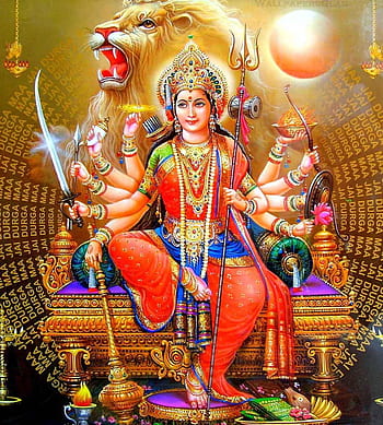 Happy Navratri Maa Durga Images For Hd Wallpaper 1920×1200 #1080P #wallpaper  #hdwallpaper #desktop | Maa durga hd wallpaper, Happy navratri, Happy  navratri images