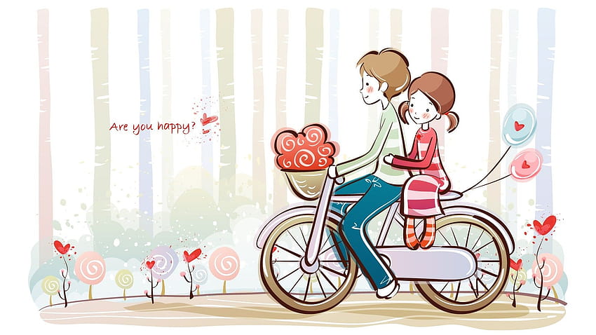 Cute Cartoon Couple, Clip Art, Clip Art on, cute anime couple dp HD wallpaper