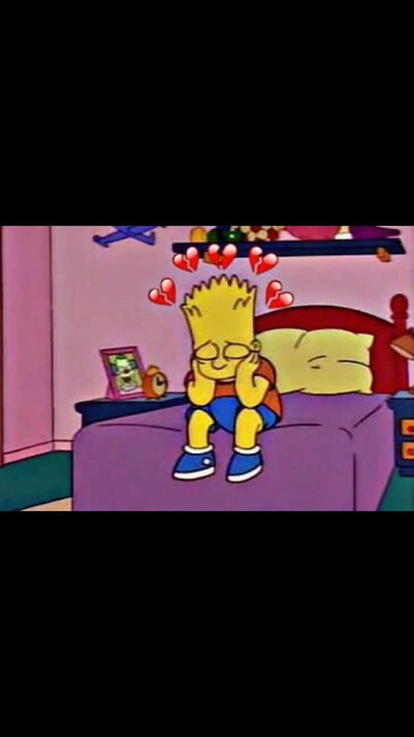 Bart Simpson Sad posted by Ethan Peltier, bart simpson crying HD phone ...